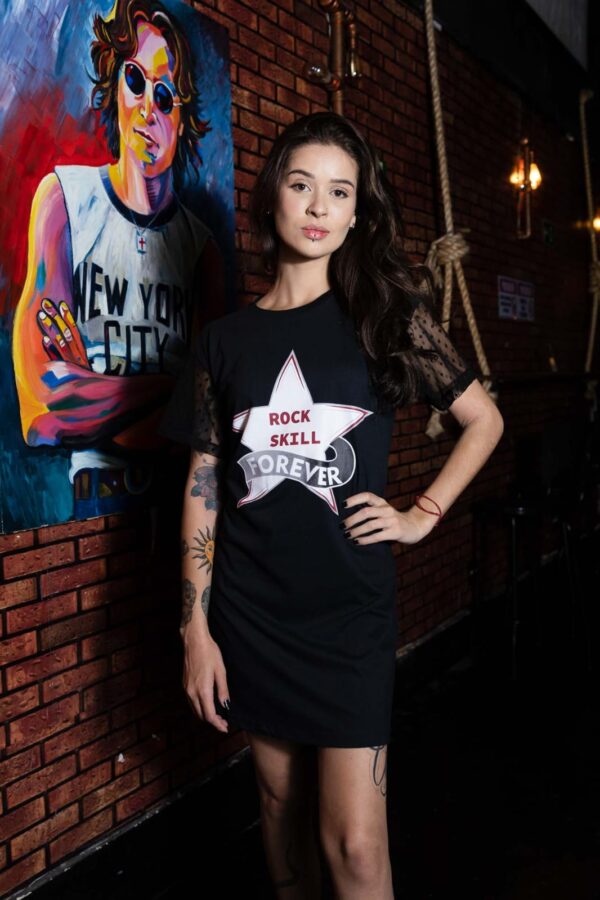 Vestido Rockskill Forever Preto