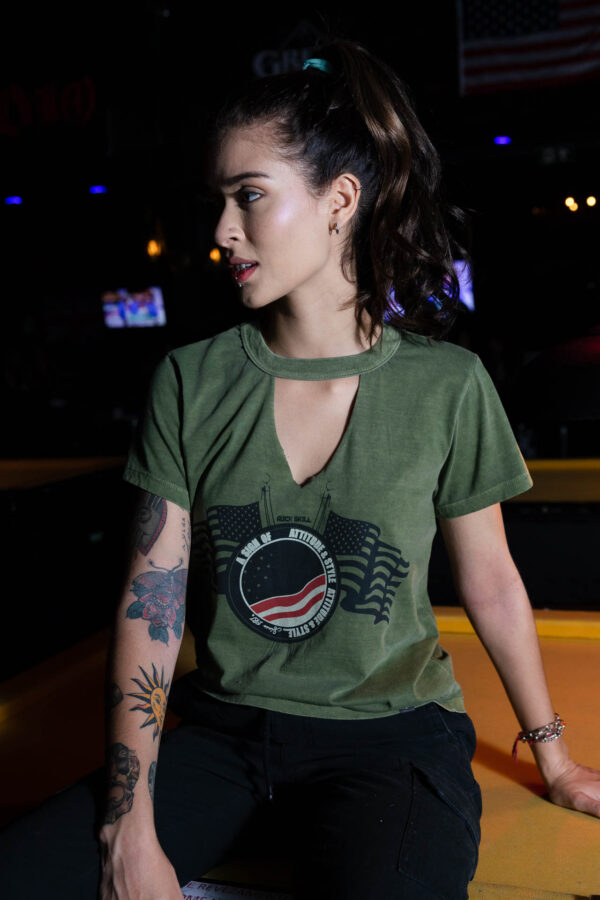 T-shirt Rockskill Freedom Verde